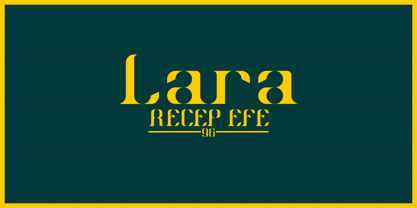 Lara Font Poster 1