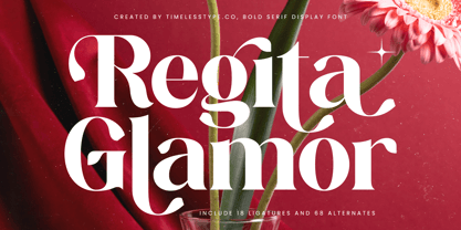 Regita Glamor Font Poster 1