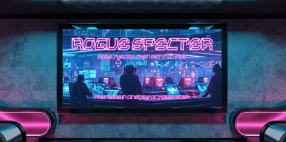 Spectra Volt Font Poster 4