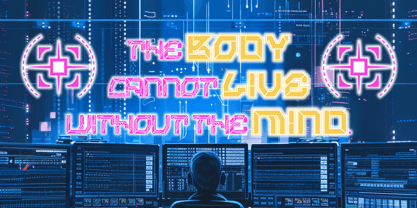 Spectra Volt Font Poster 2