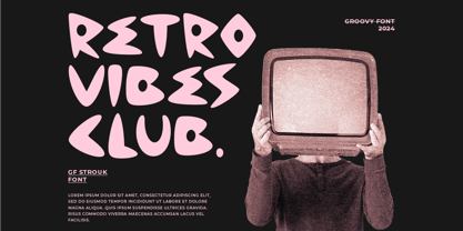 GF Strouk Font Poster 4