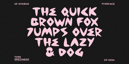 GF Strouk Font Poster 2