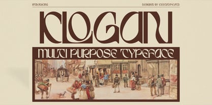 Klogan Display Font Poster 1