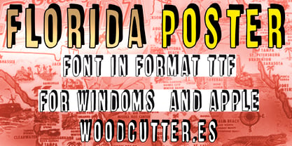 Florida Poster Font Poster 4