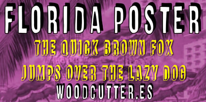 Florida Poster Font Poster 2