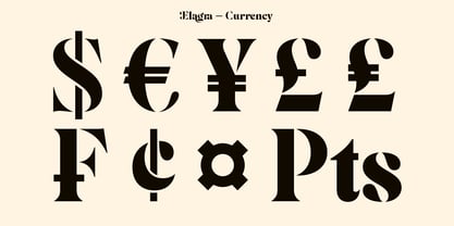 Elagra Font Poster 15