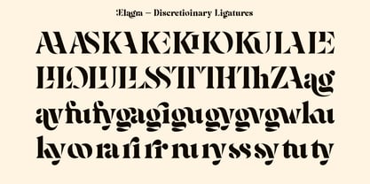 Elagra Font Poster 12