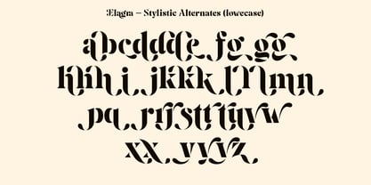 Elagra Font Poster 13