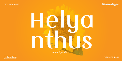 Helyanthus Font Poster 1