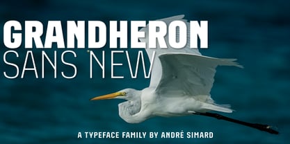 Grandheron Sans New Font Poster 1