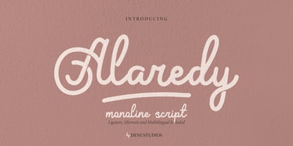 Alaredy Font Poster 1