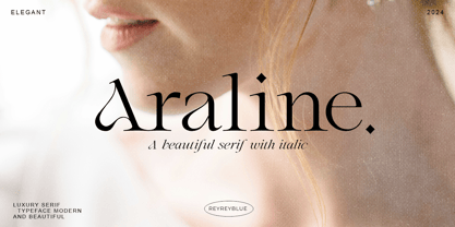 Araline Font Poster 1