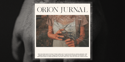 Araline Font Poster 9