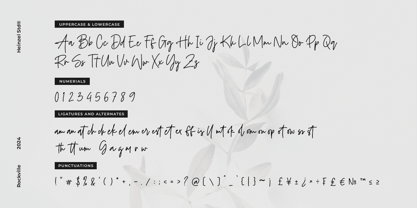 Rockville Font Poster 11