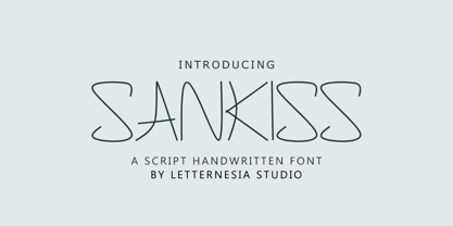 Sankiss Font Poster 1