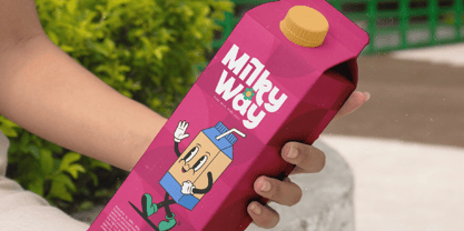 Drinks Fruit Font Poster 8