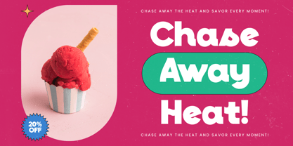 Drinks Fruit Font Poster 2