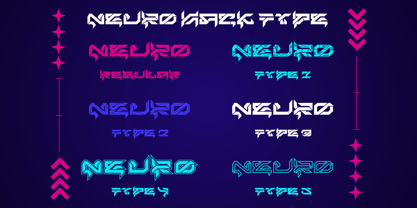 Neuro Hack Font Poster 10