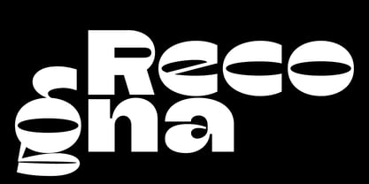 Recogna Font Poster 1