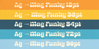 Mag Funky Font Poster 2