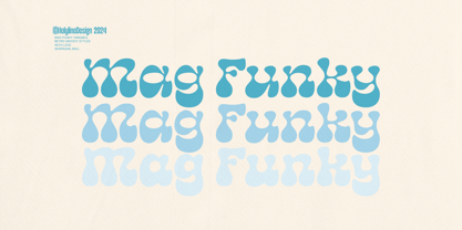 Mag Funky Font Poster 1