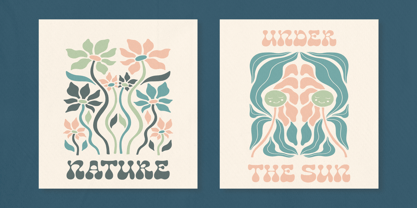Mag Funky Font Poster 9