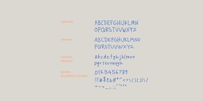 Casual Human Font Poster 4