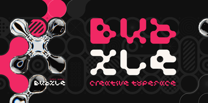 Bubzle Font Poster 1