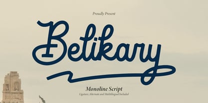 Belikary Font Poster 1