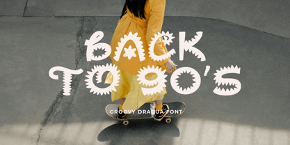 Groovy Dragua Font Poster 6