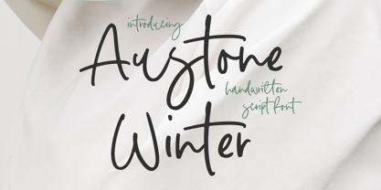 Austone Winter Font Poster 1
