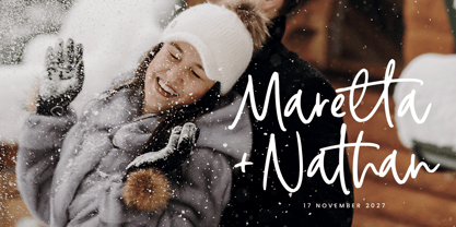 Austone Winter Font Poster 3