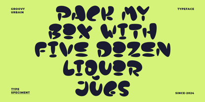 GF Urbain Font Poster 2