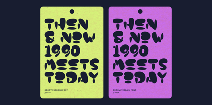 GF Urbain Font Poster 5