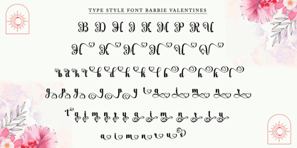 Barbie Valentines Font Poster 6