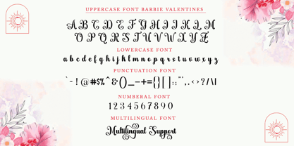 Barbie Valentines Font Poster 5