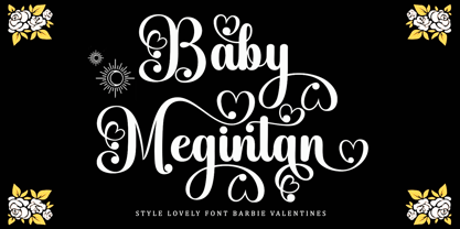 Barbie Valentines Font Poster 4