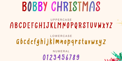 Bobby Christmas Font Poster 5