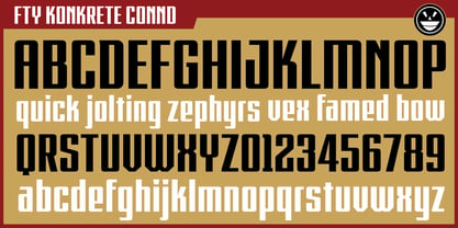 FTY Konkrete Font Poster 3