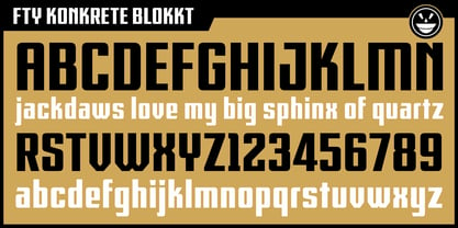 FTY Konkrete Font Poster 5