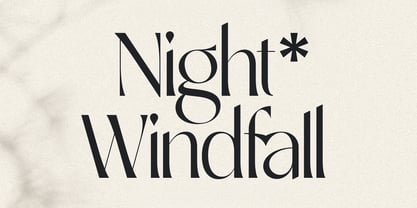 SLTF Night Windfall Font Poster 1