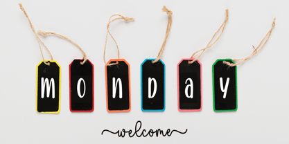 Cupcake Handmade Font Poster 4