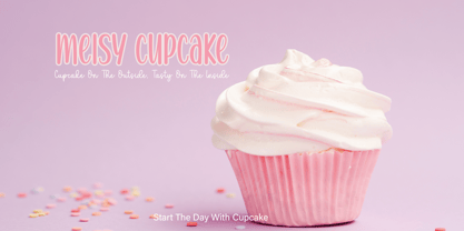 Cupcake Handmade Font Poster 2