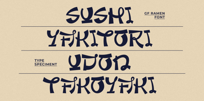 Groovy Ramen Font Poster 5