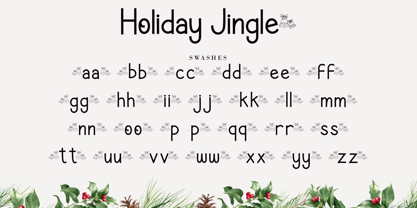 Holiday Jingle Font Poster 9