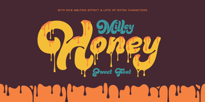 Milley Honey Font Poster 1