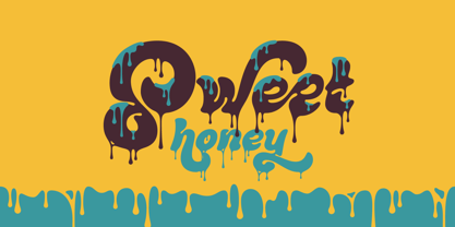 Milley Honey Font Poster 2