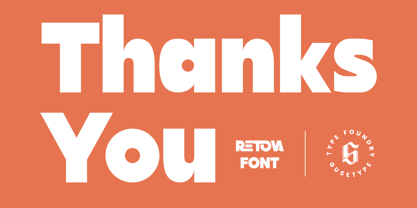 Retova Font Poster 13