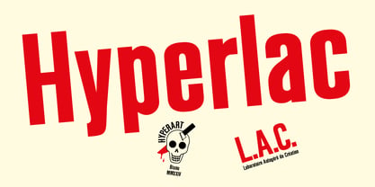 Hyperlac Font Poster 1