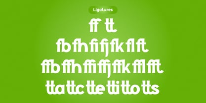 Megifera Indica Font Poster 9